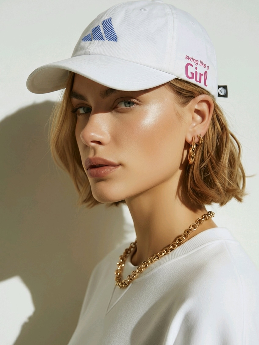 Adidas Swing Like a Girl White Cap  from Predator Ridge Golf Course
